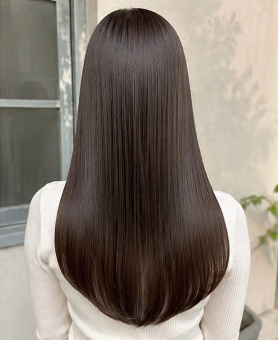 ロング カット ヘアカラー トリートメント 艶カラー /顔周り◎ 小川泰輝🫧のヘアスタイル