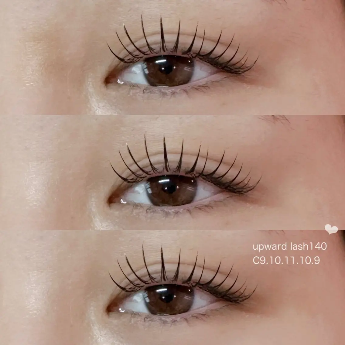 マツエク・マツパ アップワードラッシュ マツエク 天王寺eye ♡eyebrowのマツエク・マツパデザイン