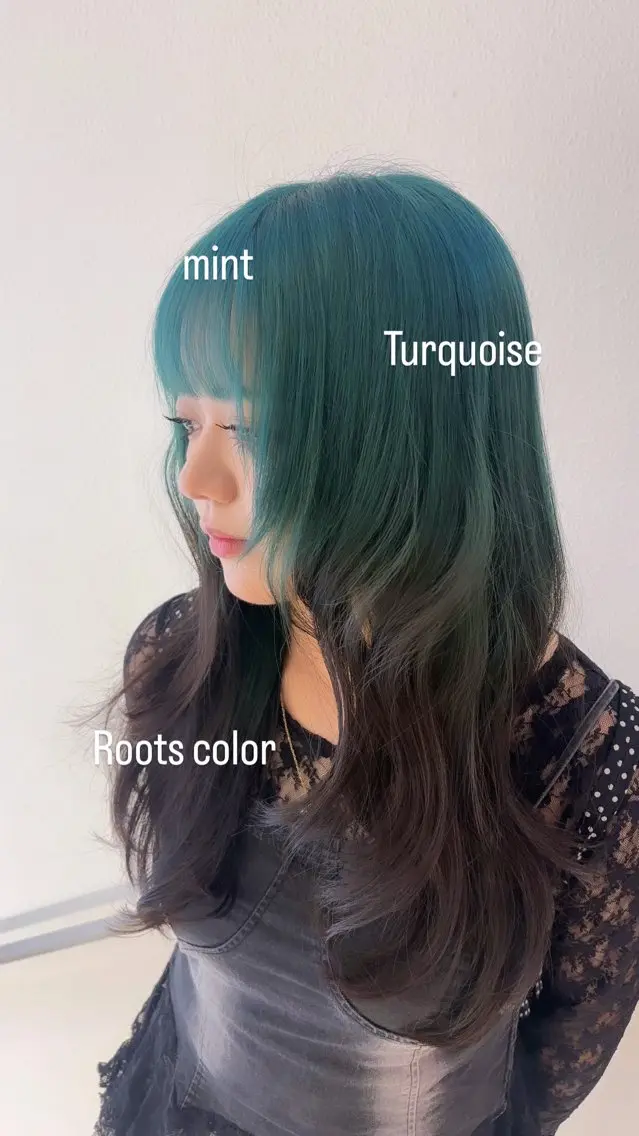 ロング カラー カット ヘアカラー 🍓ブリーチカラー 🎀nene🍓のヘアスタイル