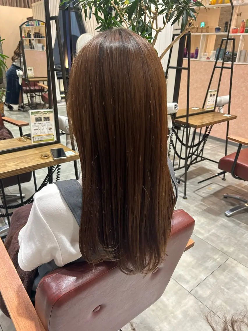 ロング カットモデル 梅田 YUKINO 🩷のヘアスタイル