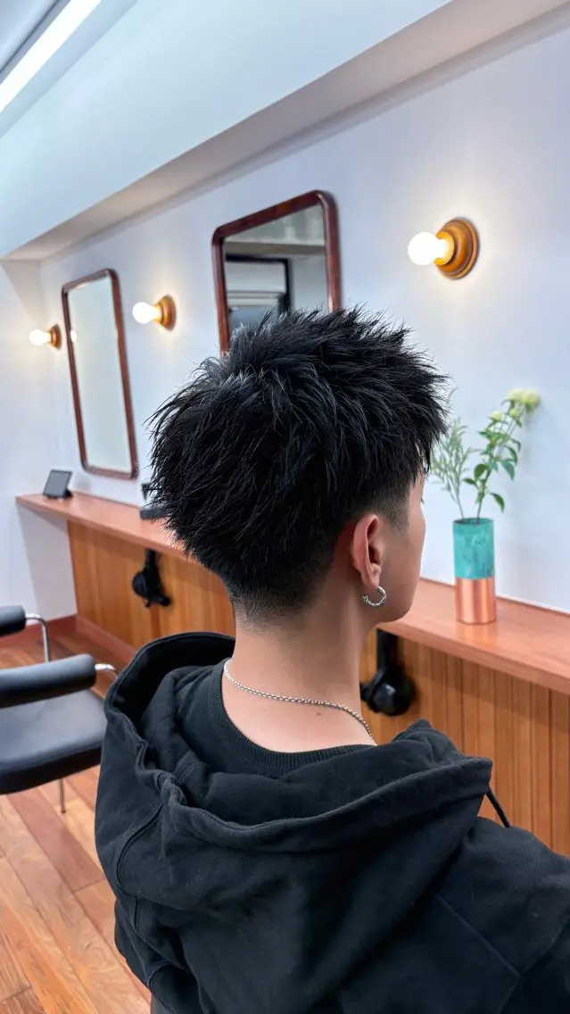 ショート メンズ スパイキーショート 刈り上げ ショートヘア メンズカット 髙橋創のヘアスタイル