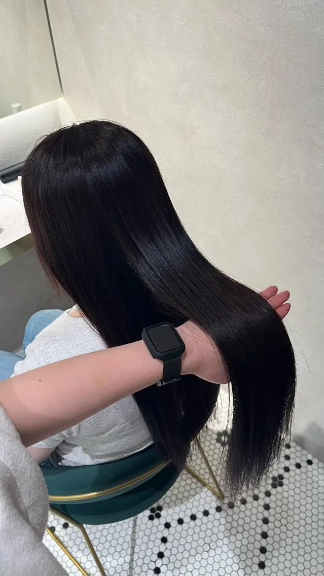 ロング カラー カラー/クロスパーマ /髪質改善/AiNAのヘアスタイル