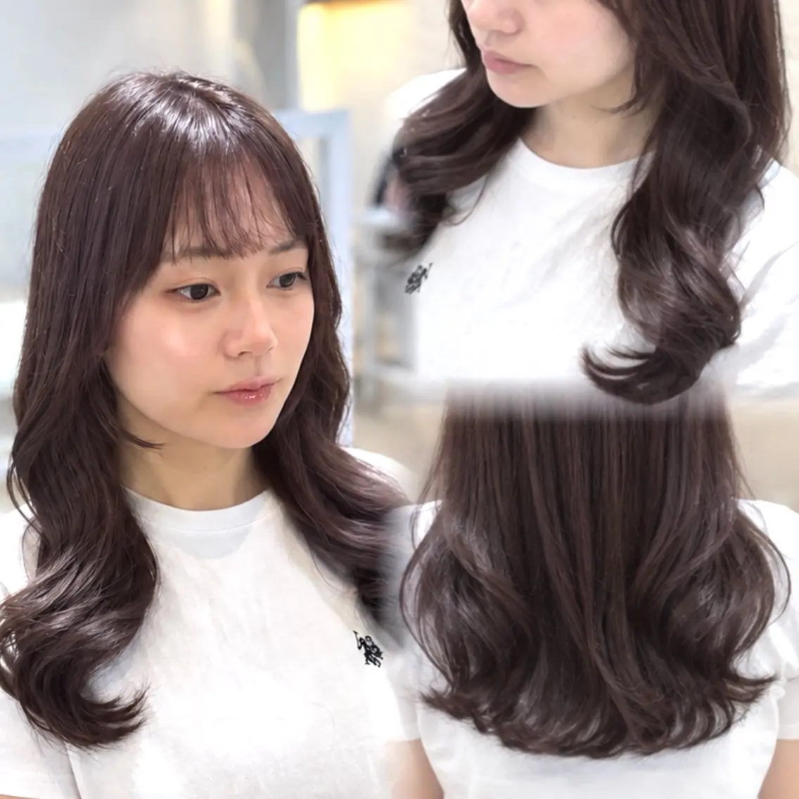ロング カラー カット ヘアカラー トリートメント 🩰Kurumi🩰 レイヤーカットのヘアスタイル
