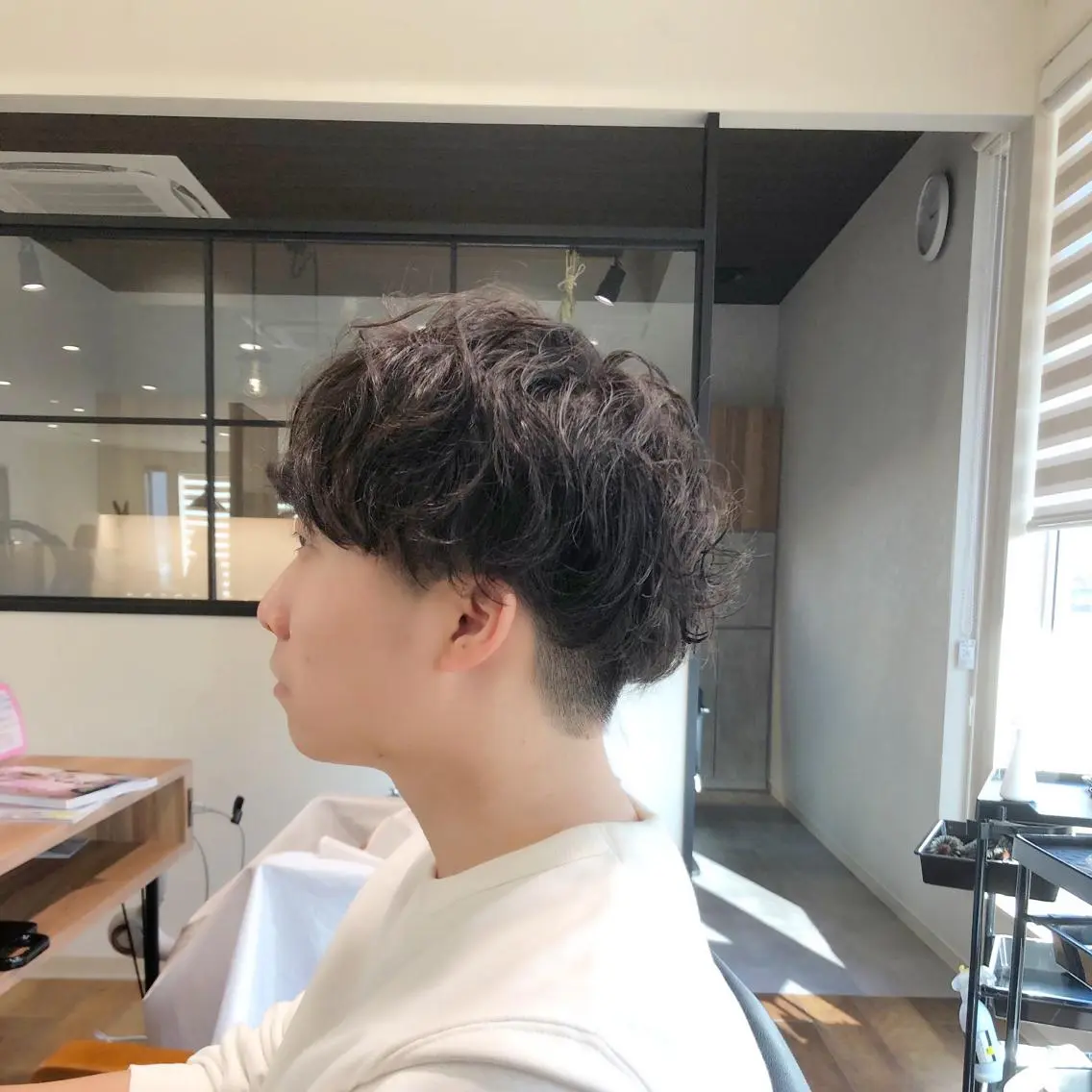 ショート カット パーマ 佐藤 剛のヘアスタイル