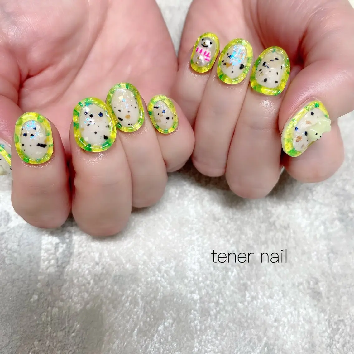 ネイル ぷっくりネイル ハンドネイル テネルネイル tener nailのネイルデザイン