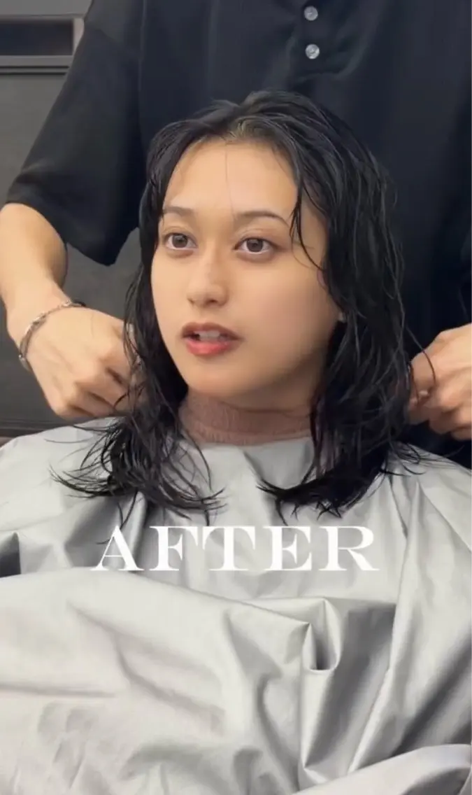 ミディアム パーマ カット特化／パーマ 特化/はやとのヘアスタイル