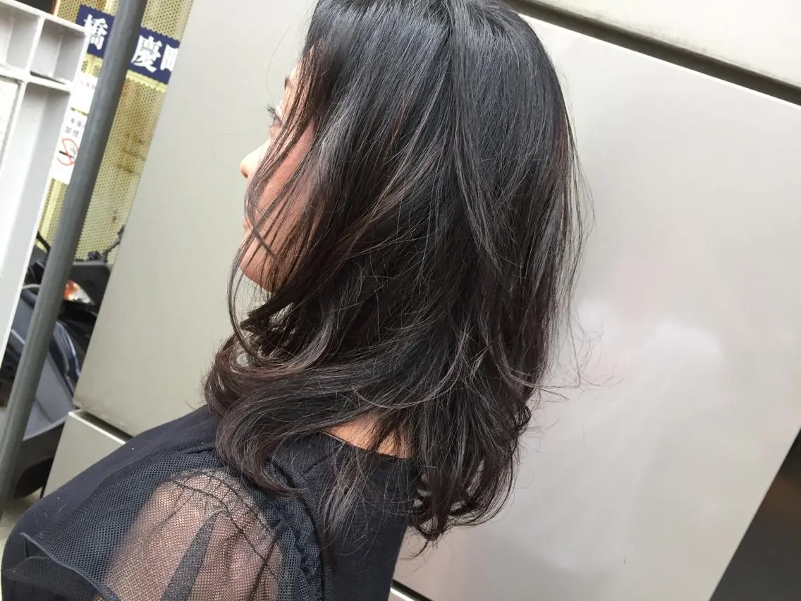 ミディアム 松永 雄樹のヘアスタイル