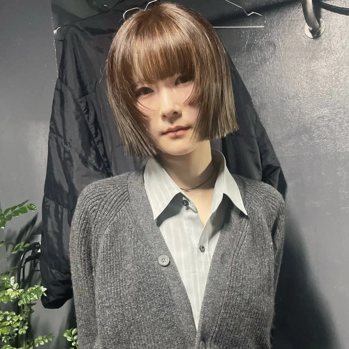 ミディアム ハイライト 中村 功樹のヘアスタイル