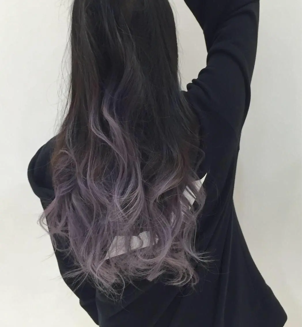ロング カラー グラデーションカラー シールエクステ×美髪 改善/ヨシモトカンジのヘアスタイル