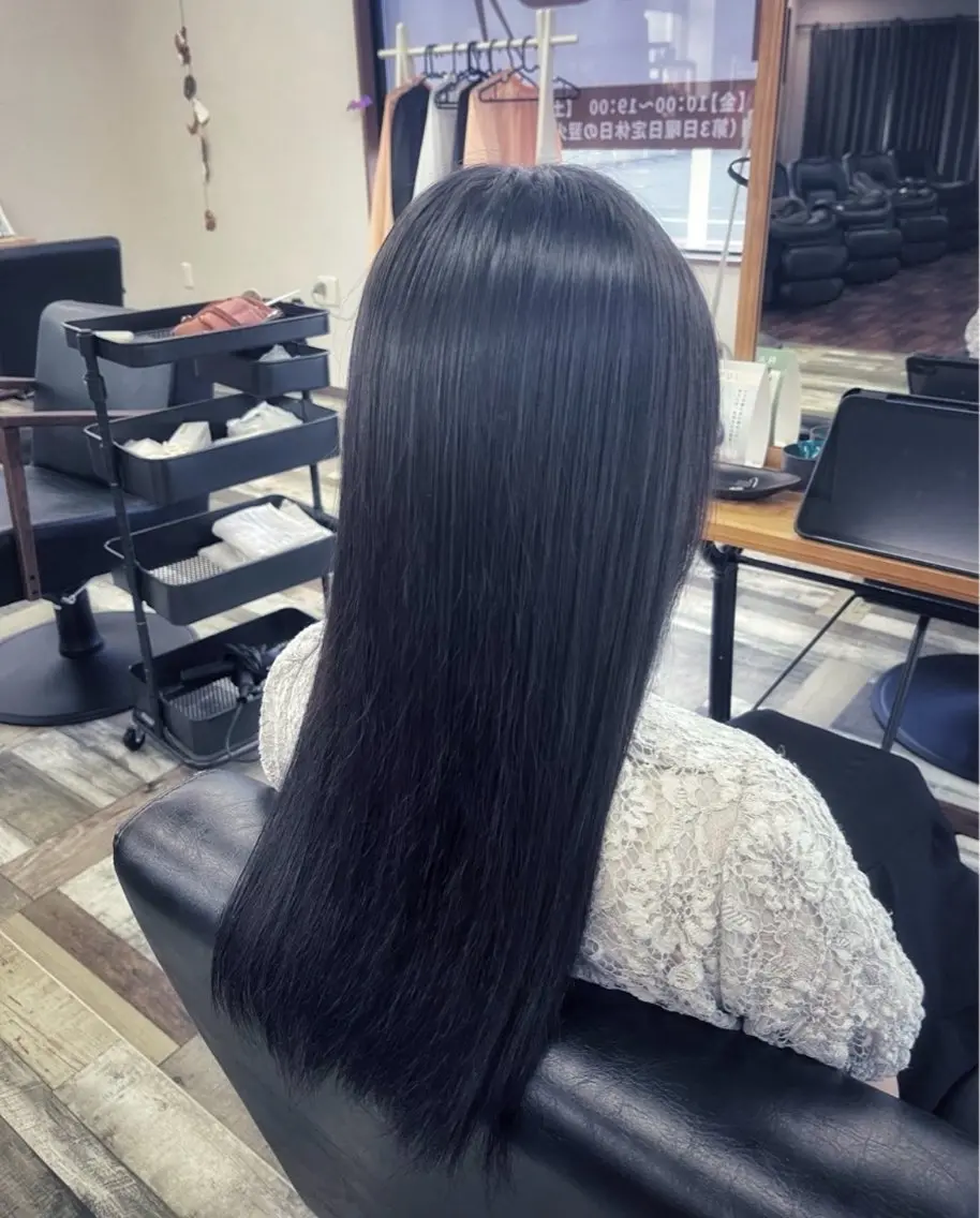 ロング カラー 透明感カラー トリートメント ヘアカラー トリートメント 浜松/透明感カラー 🌼菅沼愛梨🌼のヘアスタイル