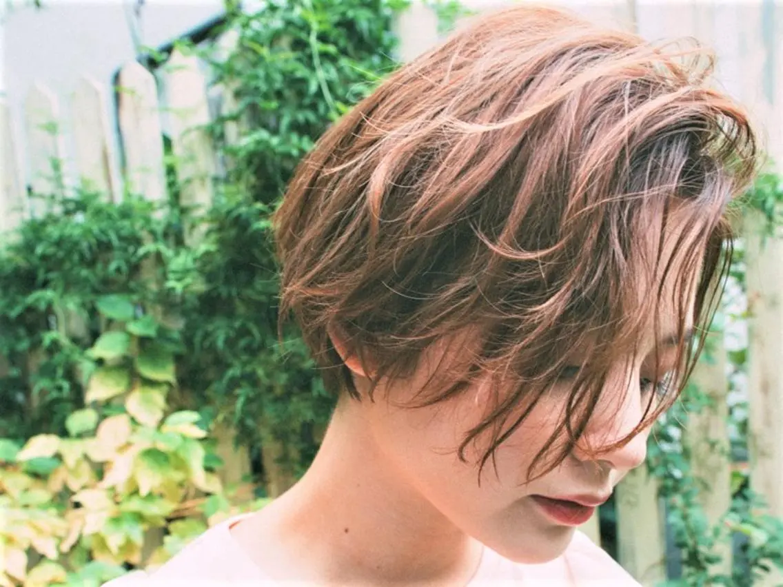 カラー パーマ ショート VALLET博多駅 髪質改善&縮毛矯正のヘアスタイル