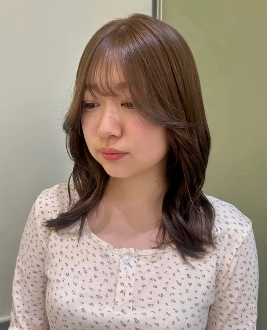 ミディアム カットモデル募集 トモカのヘアスタイル