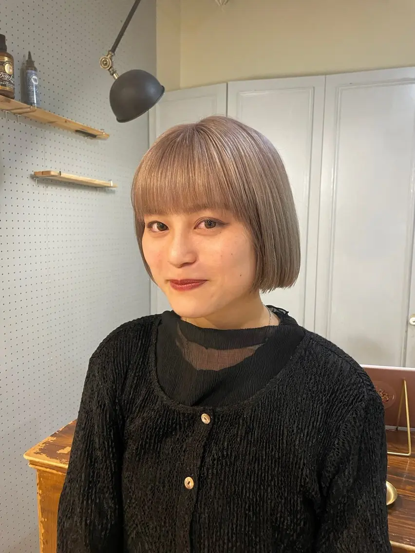 ショート カラー ヘアカラー トリートメント 🤩噂のMr.髪ポジ ティブ®️yu🤩のヘアスタイル