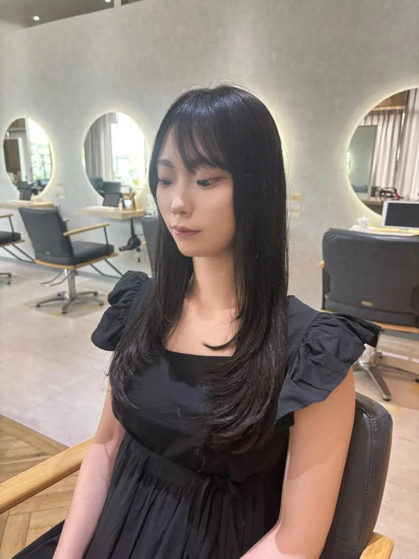 韓国風レイヤーカット️🩵＋クイックトリートメント付き✨️の写真