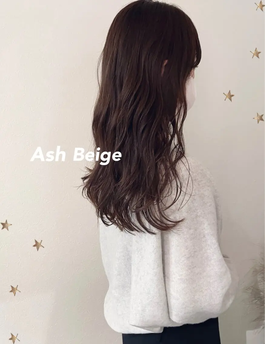 セミロング カラー カット ヘアカラー 市川 千夏のヘアスタイル