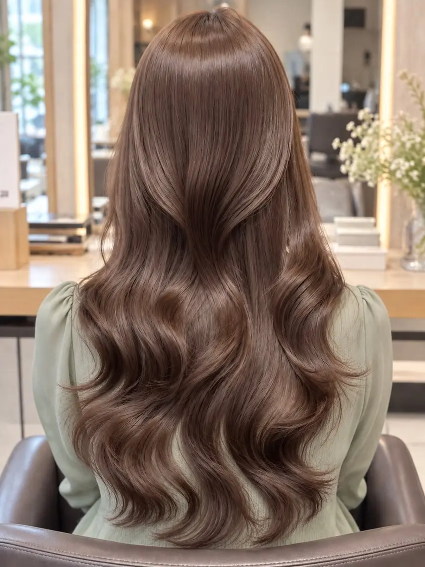 セミロング カット ヘアカラー トリートメント 艶髪レイヤーの匠✂️ 錦糸町佐藤店長のヘアスタイル
