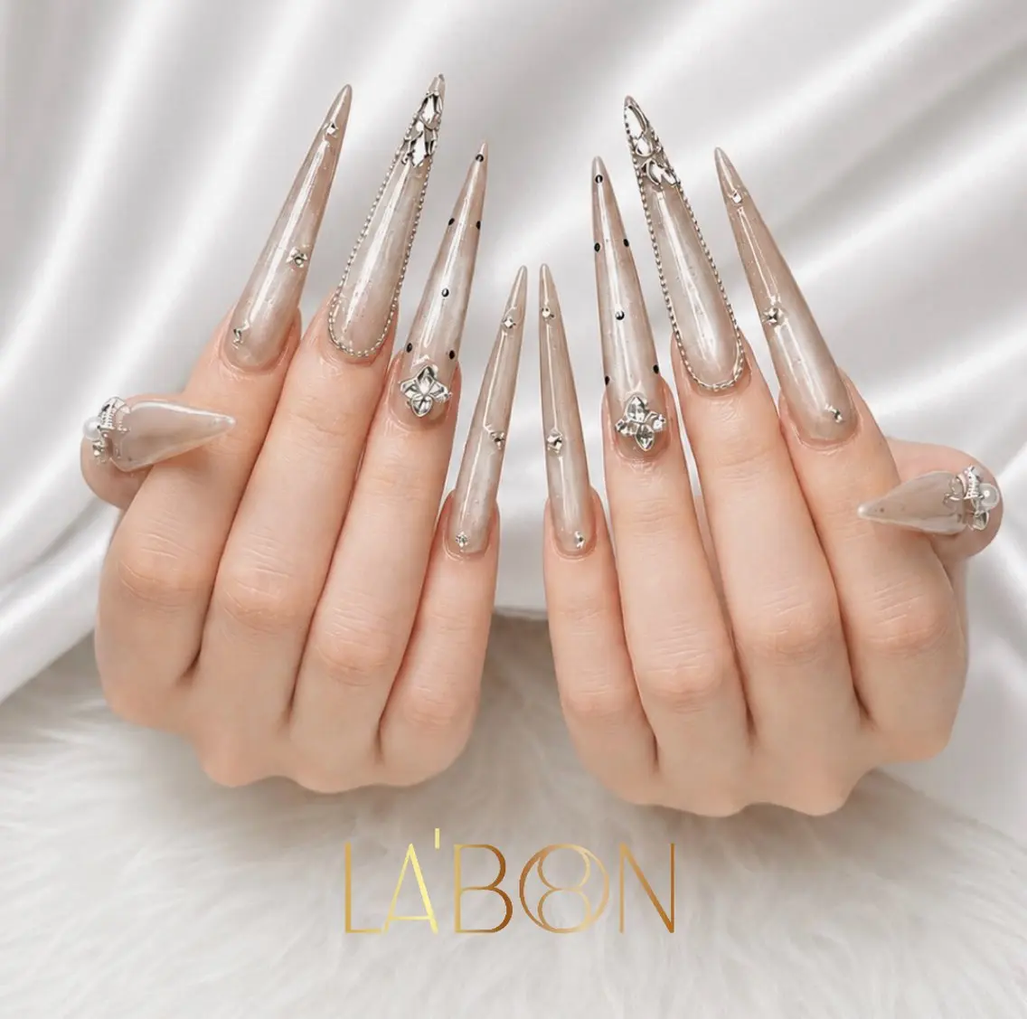 ネイル アートネイル ジェルネイル ロングネイル スカルプネイル Labon Nails Artのネイルデザイン