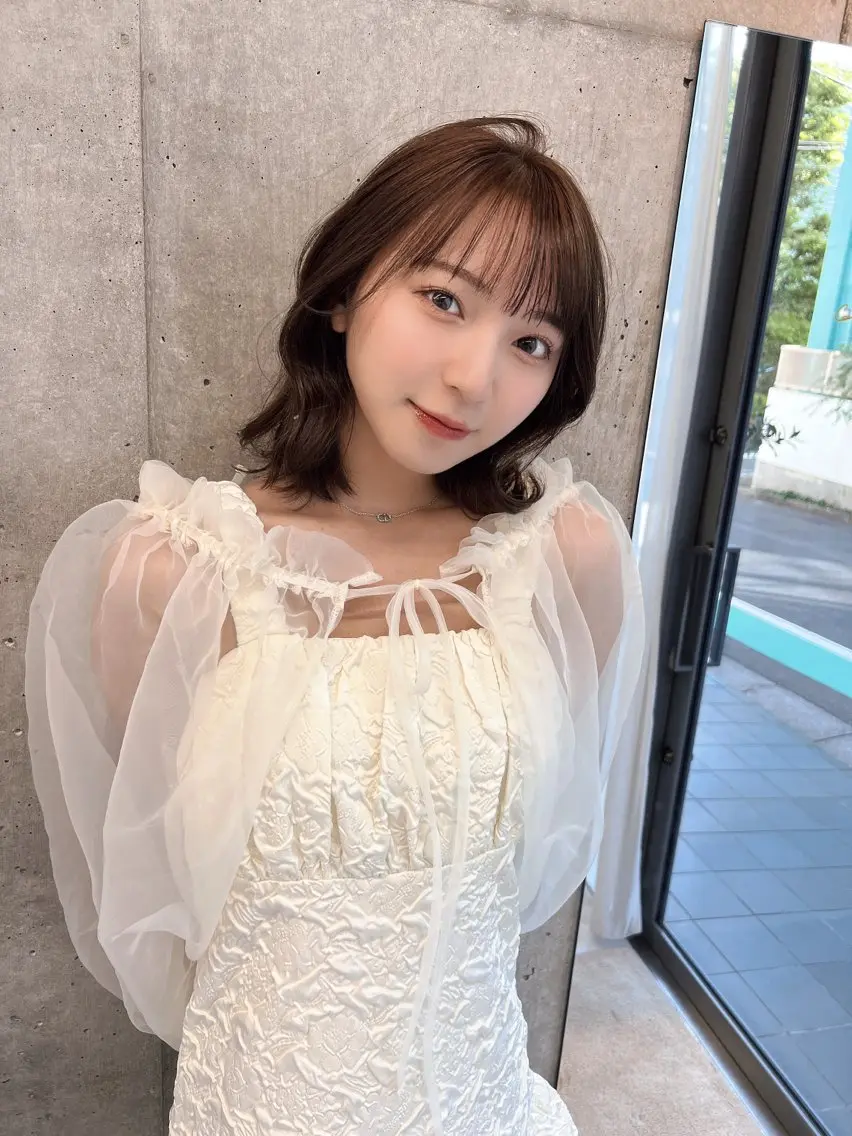 ミディアム うる艶ヘア♡韓国好き 透明感　shotaのヘアスタイル