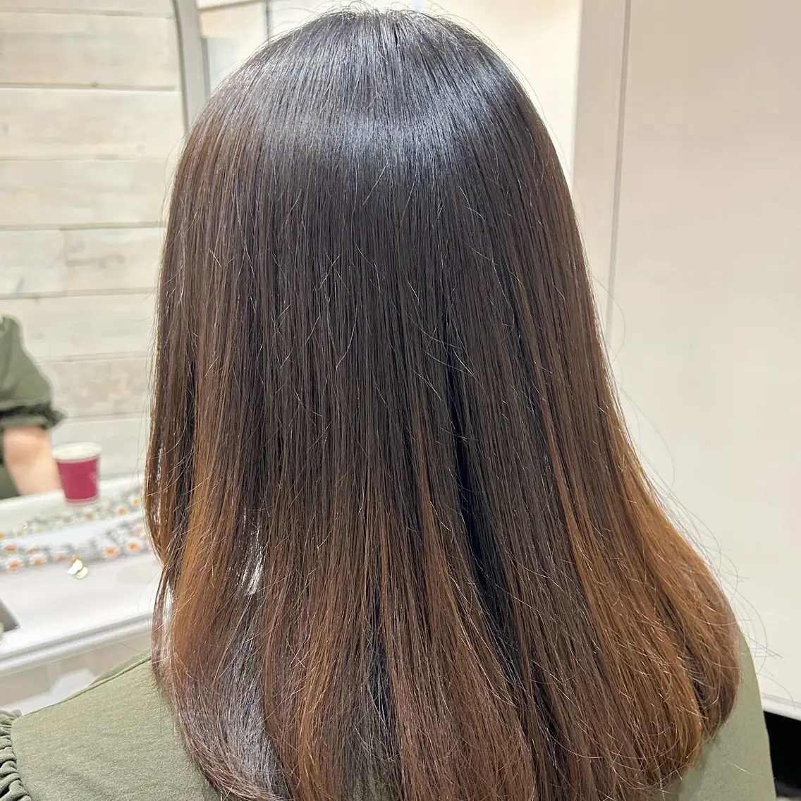 セミロング 髪質改善 トリートメント 顔まわりカット/ボブ /♡とーこ♡のヘアスタイル