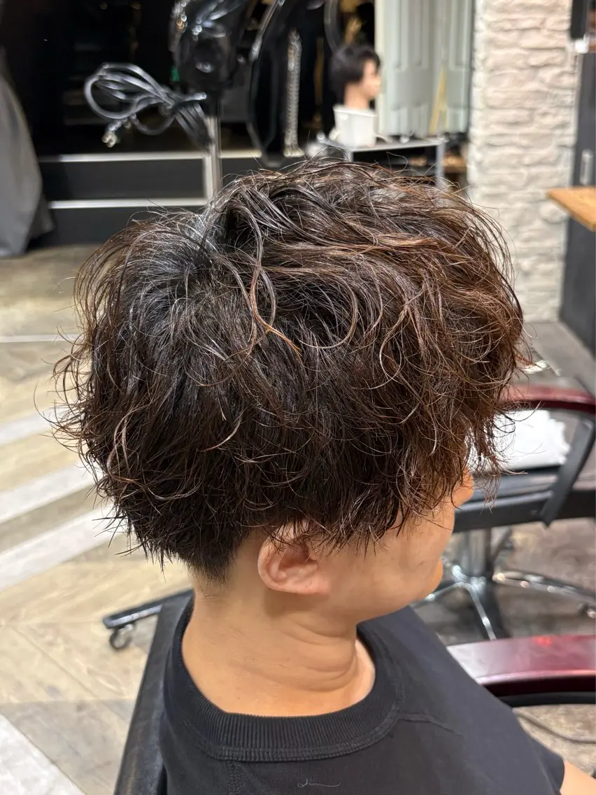 パーマ メンズ カット パーマ 今枝優斗/メンズ パーマ/メンズ特化のヘアスタイル