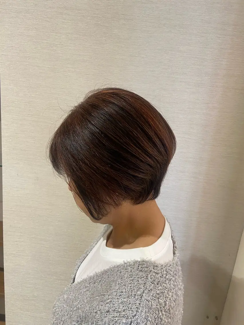 ショート カラー カット ヘアカラー トリートメント 長田 尚大のヘアスタイル
