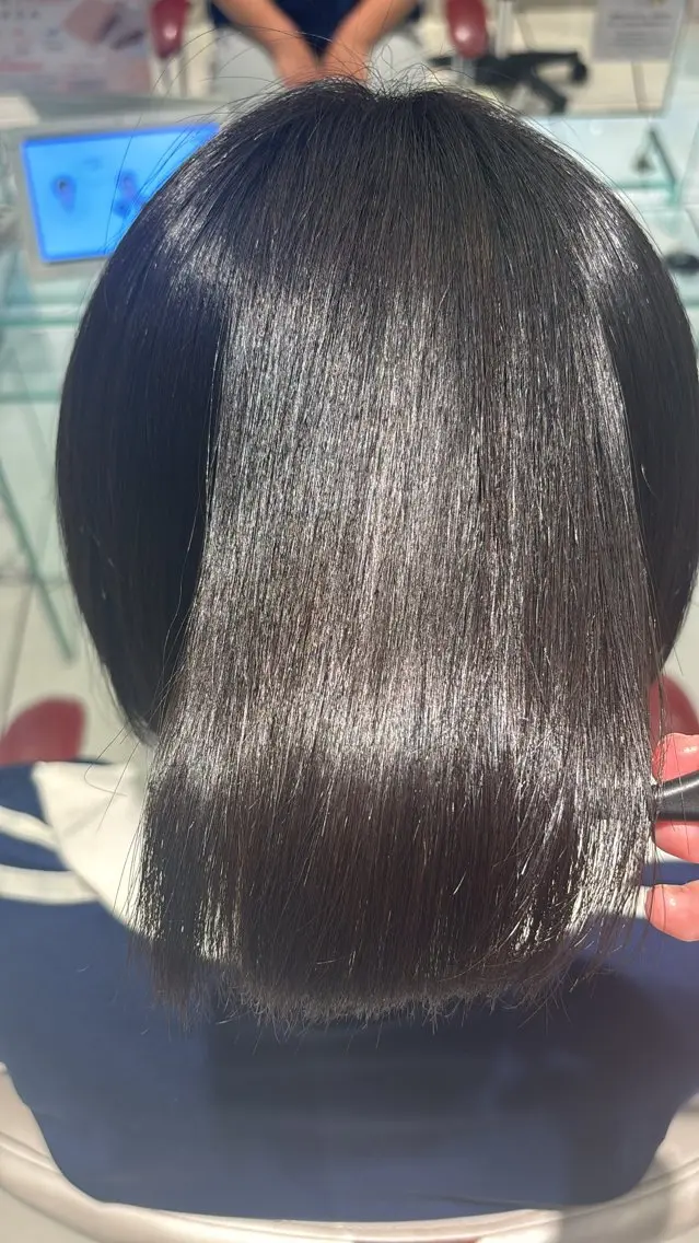 ショート 縮毛矯正 新開 羽音のヘアスタイル