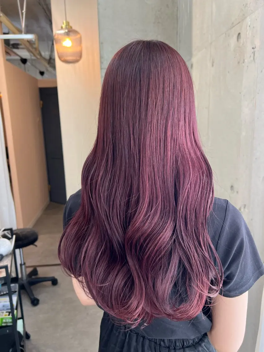 ロング カラー ピンクカラー ヘアカラー Ayaka🩰🎀 ガーリー/暖色♡のヘアスタイル