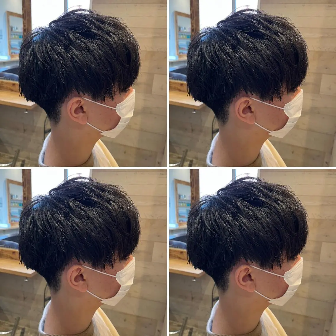 ショート メンズ カット ヘアセット メンズパーマ特化 望月謙二郎のヘアスタイル