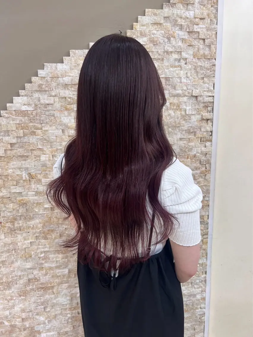 カラー ANKH CROSS ゆうかのヘアスタイル