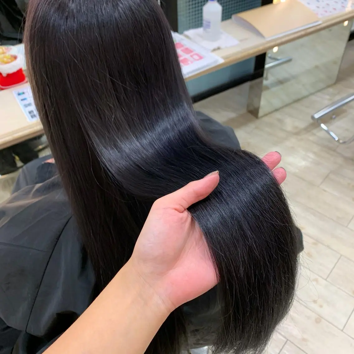 ロング カラー ヘアカラー トリートメント サソウ ユリエ🥥のヘアスタイル