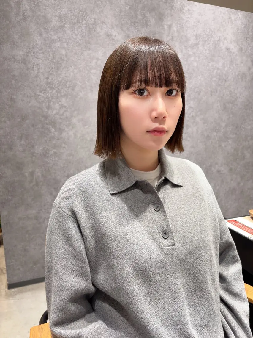 カット shinaho /透明感カラー･ボブのヘアスタイル