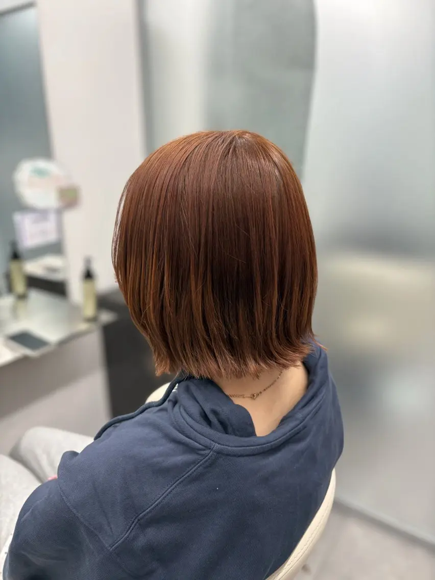 ミディアム カラー カット ヘアカラー トリートメント 透明感カラー×顔周り mizuki🫧のヘアスタイル
