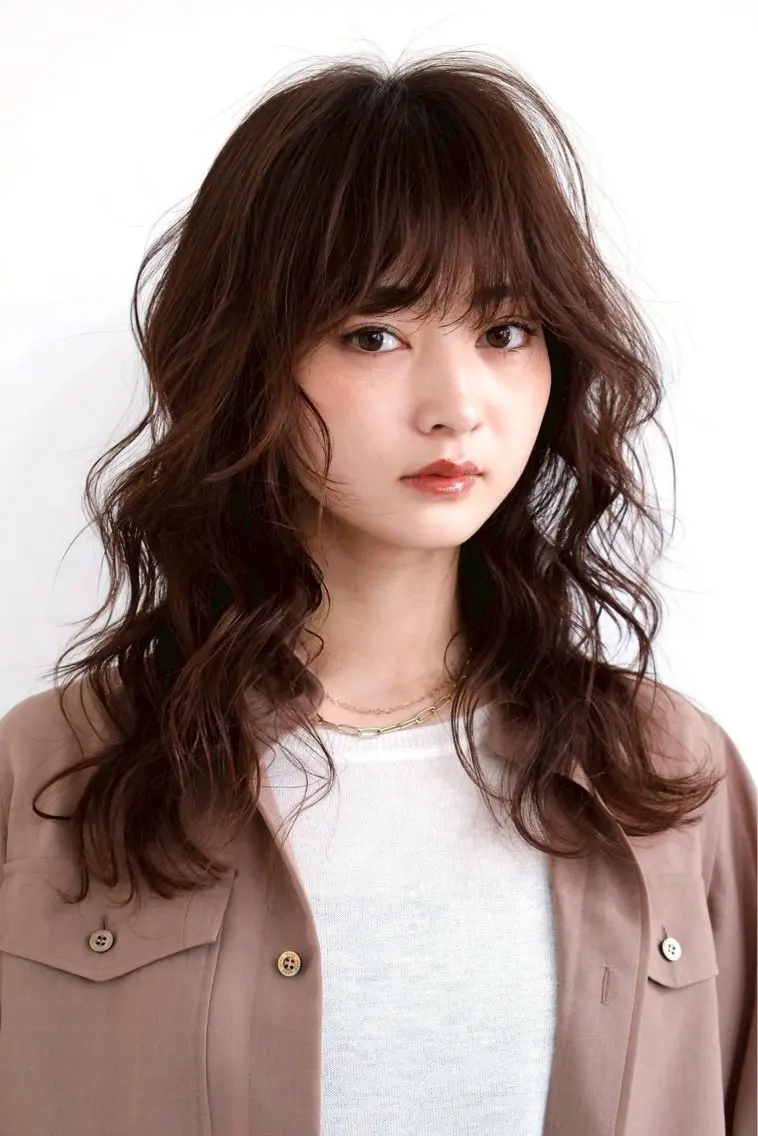 ロング らん カラーモデル募集中のヘアスタイル
