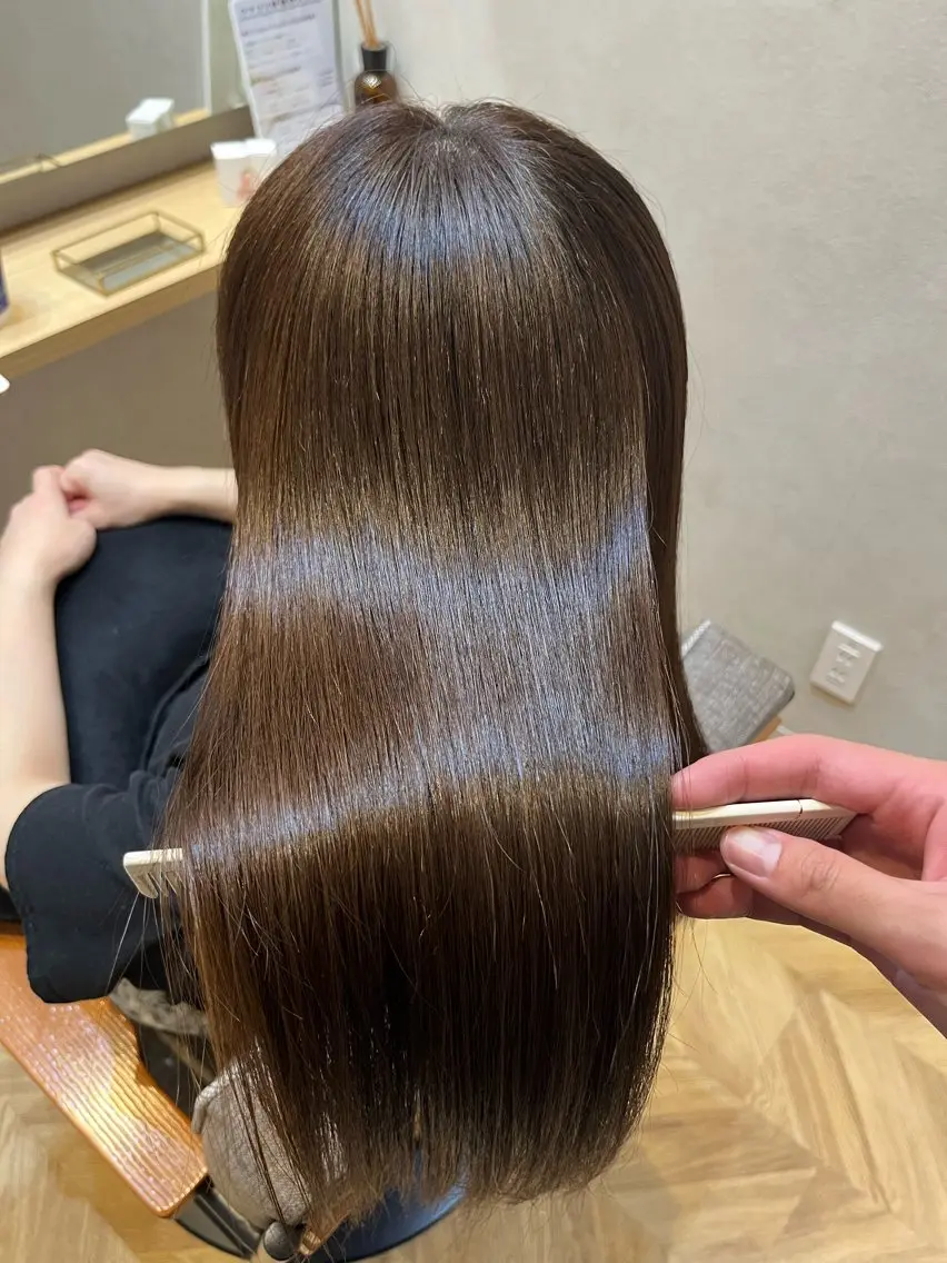 ロング トリートメント 💜N°大分💜 三浦のヘアスタイル