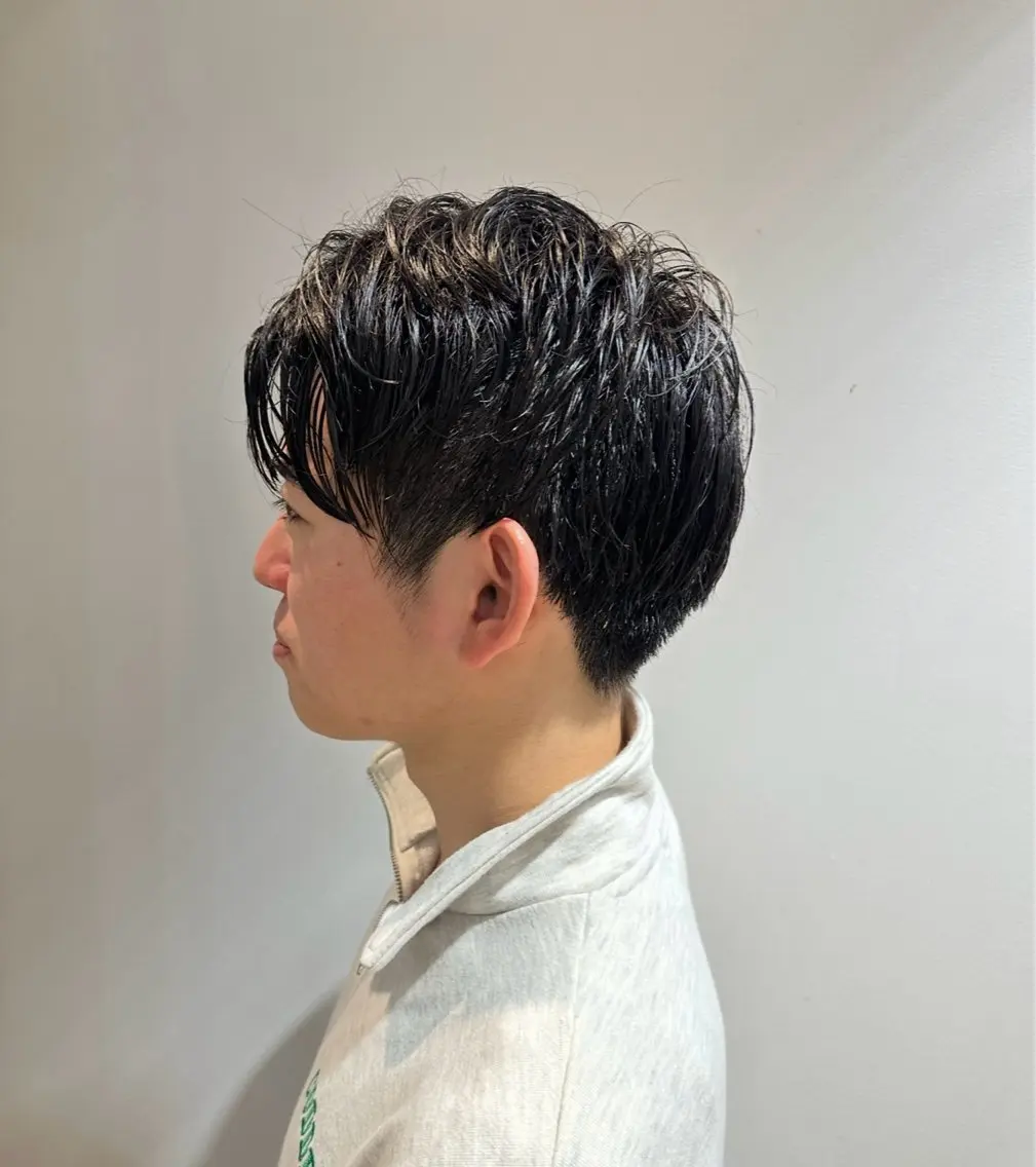 メンズカット+アロマヘッドスパ+眉カットの写真