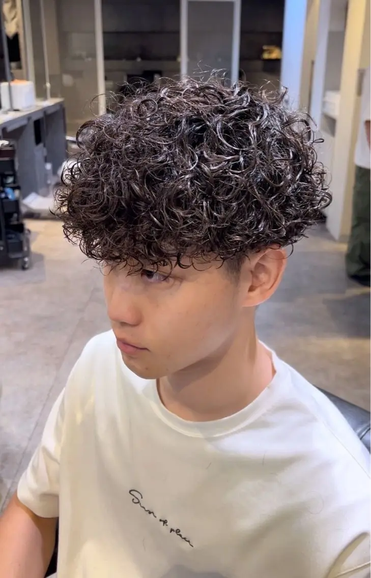 パーマ プードルパーマ カット パーマ あつき/パーマ/縮毛 /ブリーチ特化🌟のヘアスタイル
