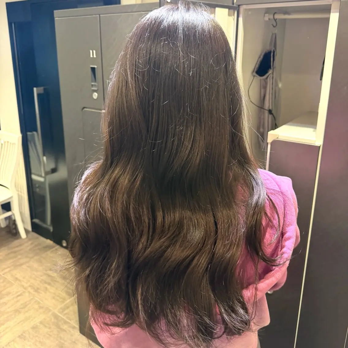 ロング ヘアカラー トリートメント momo🎀韓国レイ ヤー・ハイトーンのヘアスタイル