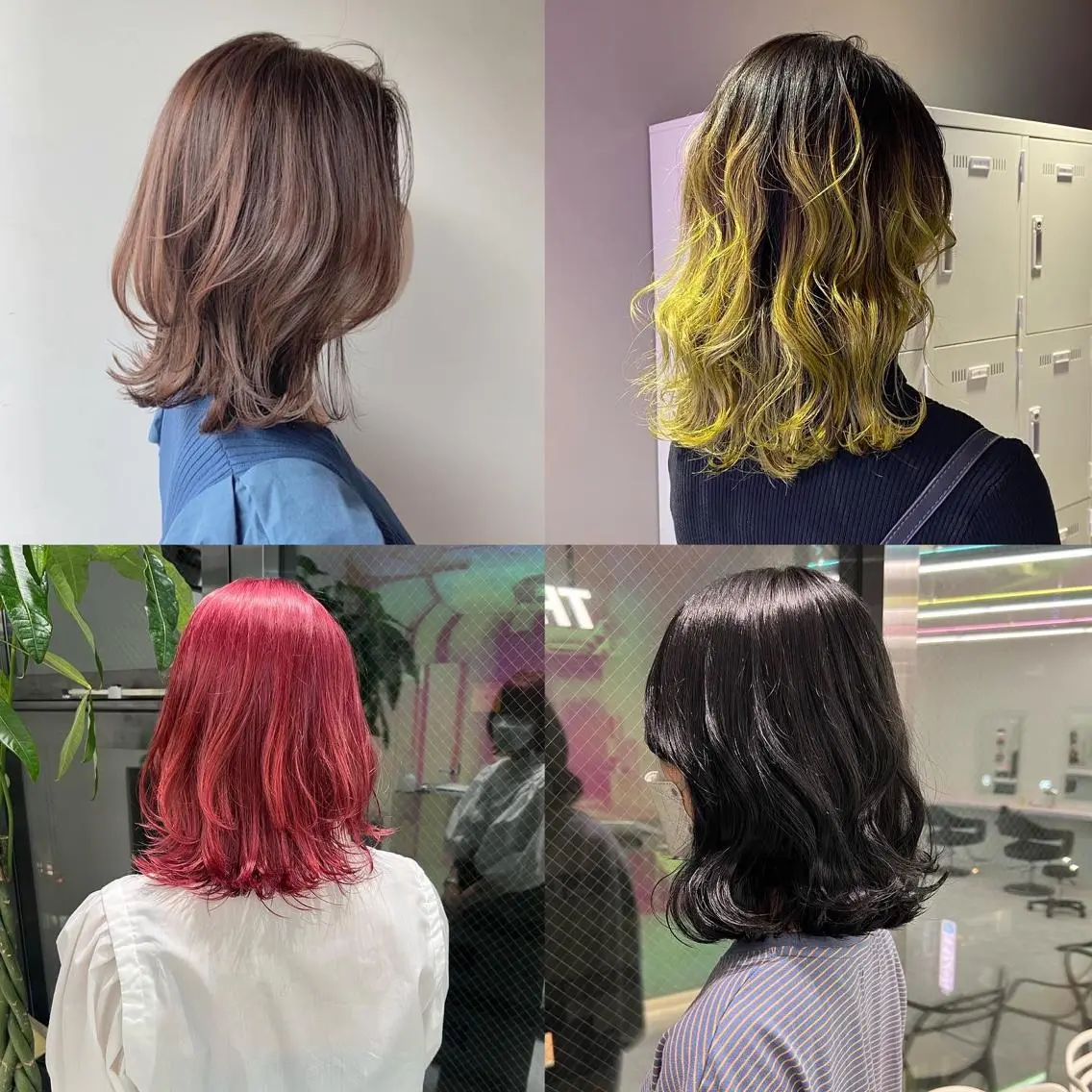 ミディアム カラー パーマ ヘアアレンジ メンズ キッズ ネイル マツエク・マツパ アイブロウ KANAMI 🌏のヘアスタイル