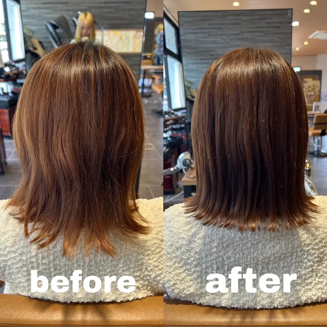 ミディアム 川野 柚奈のヘアスタイル