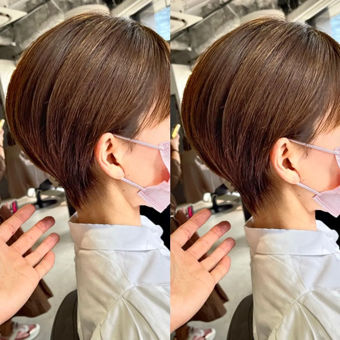 ショート ショートボブ ハンサムショート ボブ ハイライト 似合わせカット ネゴロ ナオキのヘアスタイル