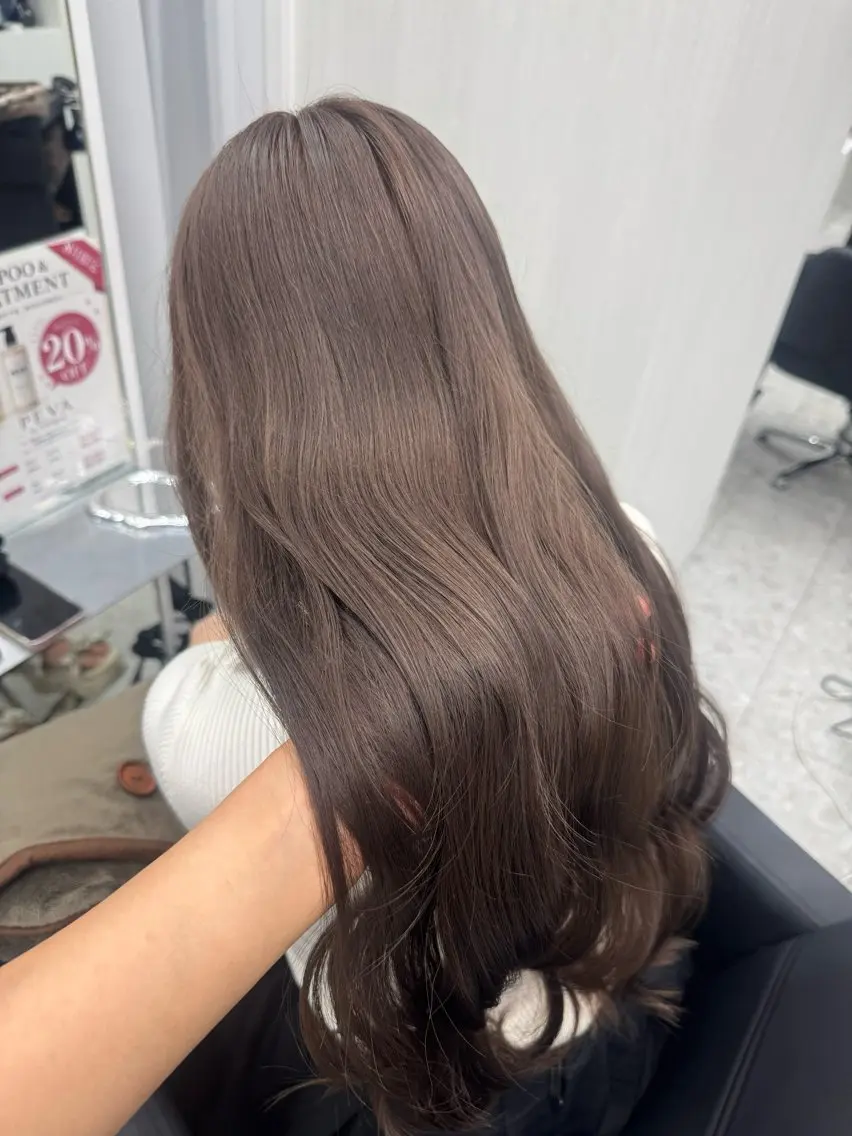 カラー りこ / 透明感カラー🎀🫧のヘアスタイル