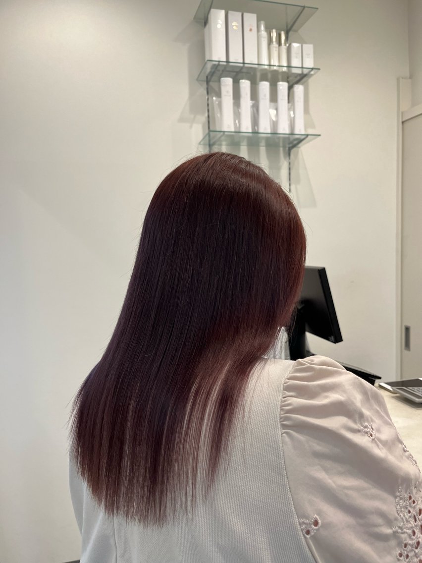 ロング 髪質改善 トリートメント ヘアカラー topa/高井 菜緒のヘアスタイル