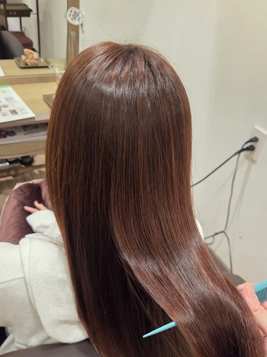 ミディアム 竹本 すずか/艶カラー✨のヘアスタイル