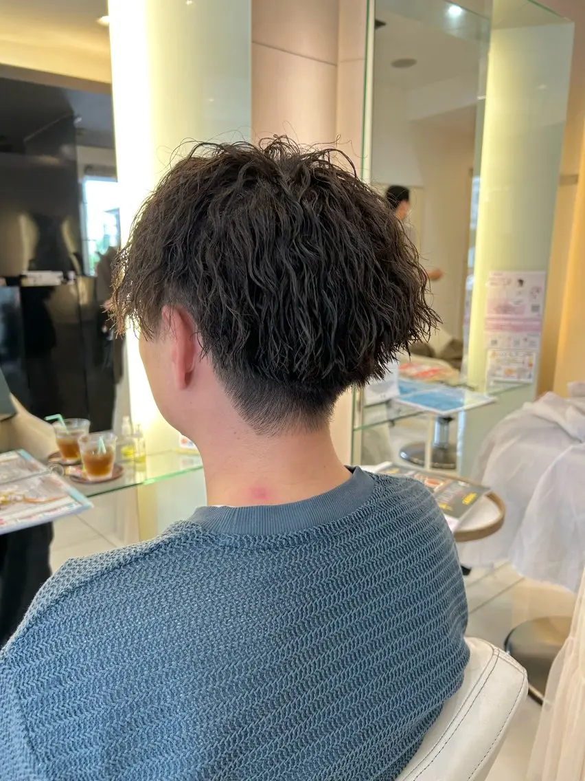 ショート パーマ メンズ カット パーマ リリー /Men's/パーマのヘアスタイル