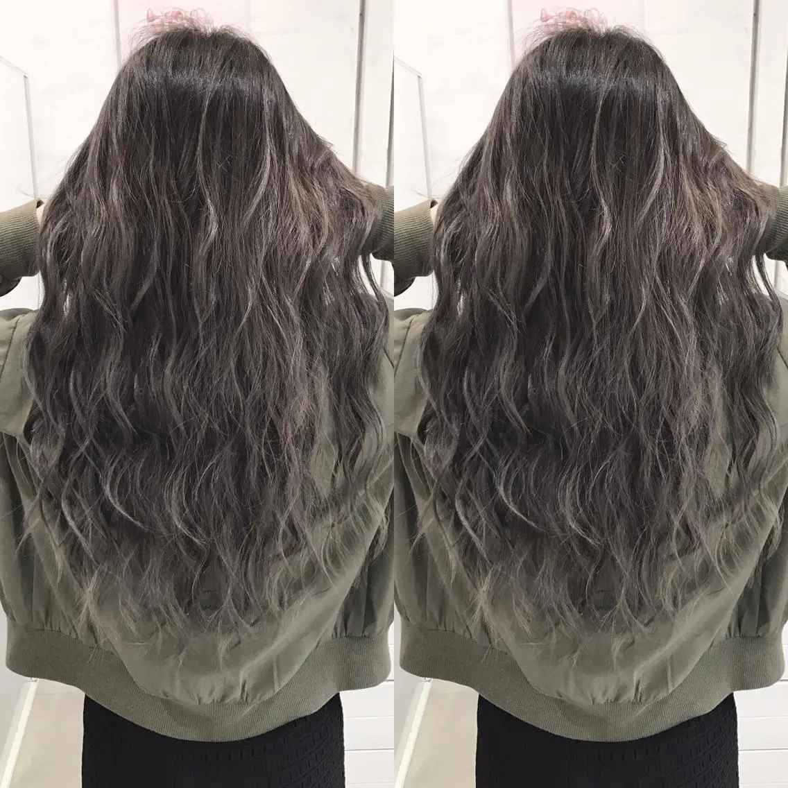 ロング カラー ヘアアレンジ バレイヤージュ ハイライトカラー ハイライト レイヤーカット ヘアカラー トリートメント 縮毛矯正 髪質改善寺坂雄飛💐のヘアスタイル