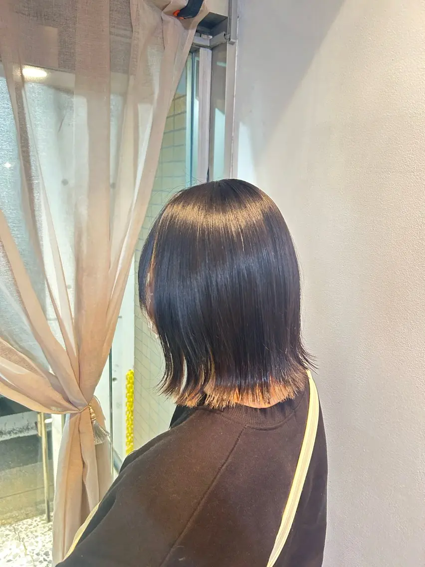 パーマ ボブ 縮毛矯正 横浜/宮石怜/ロング カットモデル募集中のヘアスタイル