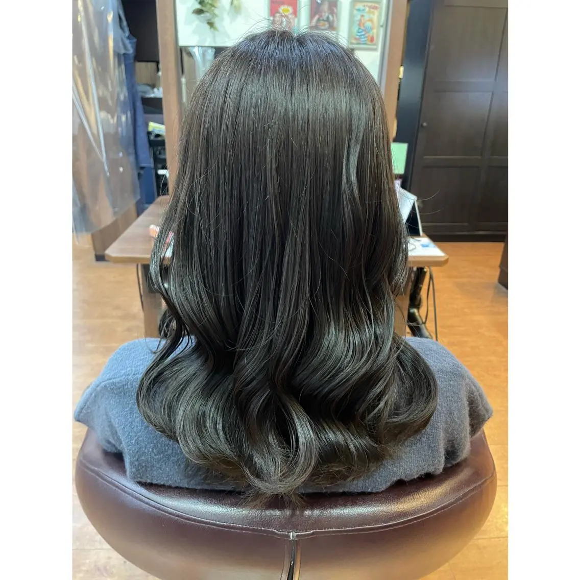 セミロング カラー ヘアカラー トリートメント オオマ 🐥のヘアスタイル