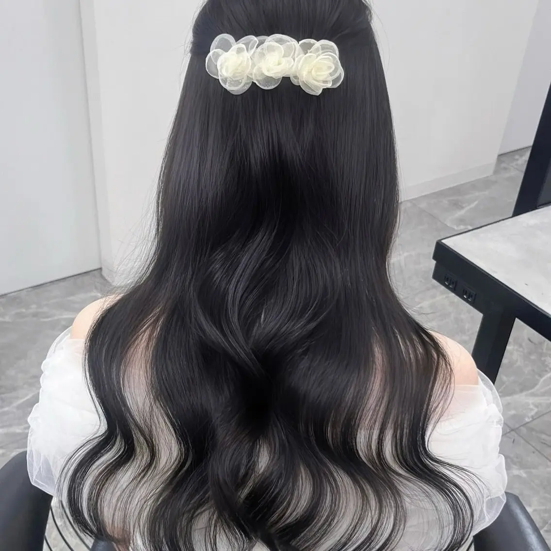 セミロング ♡mao♡/顔周り /透明感カラー🎀のヘアスタイル