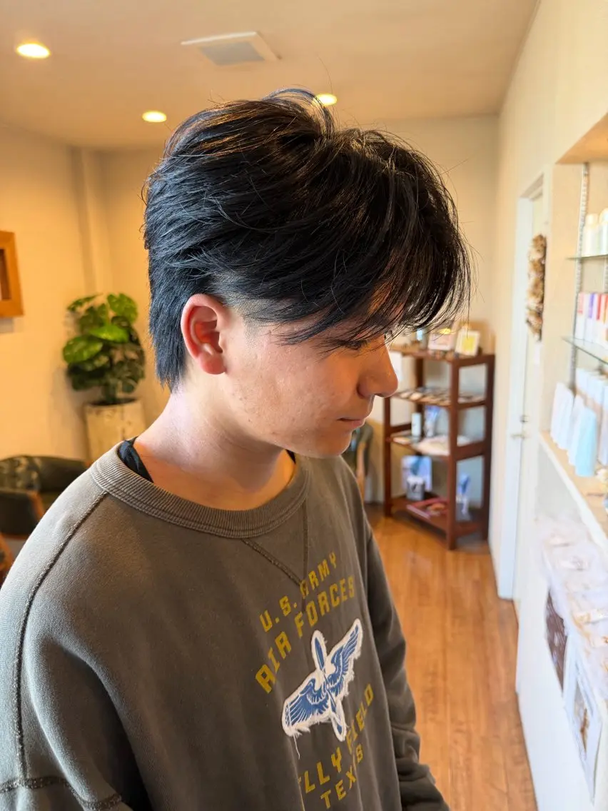 【メンズ限定】カット+ニュアンスパーマ ¥6,150の写真