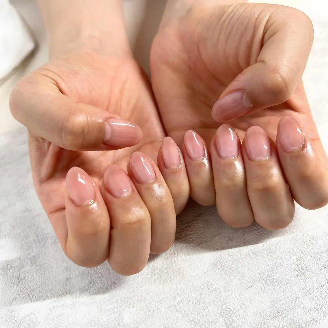 【オフ込】ハンドネイル💅クリアジェル　他店オフの場合＋500円の写真
